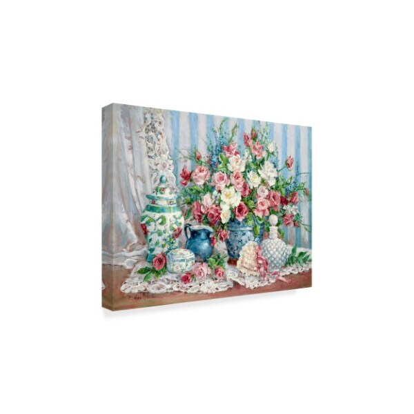 Barbara Mock 'Roses And Romance' Canvas Art,18x24